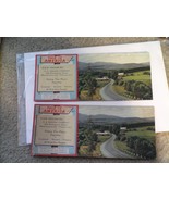 Lot of 2 Vintage Advertising Ink Blotters Vermont Roadway Print SA Wilso... - £19.33 GBP