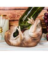 Prehistoric Dinosaur T-Rex Wine Holder 8.5&quot;Long Kitchen Party Hosting Ju... - $511.60 MXN