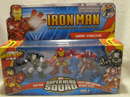 An item in the Toys & Hobbies category: Set 3pc Iron-man Avenger War Mechs Marvel War Machine Detroit Steel 2.5" Figure