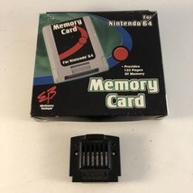 Nintendo 64 N64 Memory Card &amp; OEM Jumper Pack Lot - $17.81