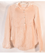 Velvet by Graham and Spencer Womens 100% Cotton Collared Shirt Pink P - $122.24 CAD