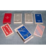 Vintage Airline Playing Cards- TWA , United Airlines, American - Set of 7 - £7.02 GBP