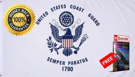 3x5 U.S. Coast Guard USCG Military Banner Flag Double Stitched 3 x 5 Grommets PR - £7.71 GBP