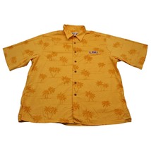 Reyn Spooner LSU shirt Men XL yellow Gold hawaiian Louisiana State Tigers button - £30.83 GBP