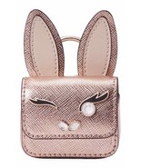 Kate Spade Bunbun Metallic Leather AirPods Case Key Fob Bag Charm ~NWT~ - $1,093.24 MXN
