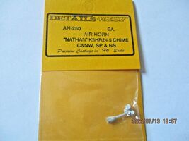 Details West # AH-250 Air Horn Nathan K5HR24 5 Chime C&amp;NW, SP &amp; NS. HO S... - $65.07 MXN