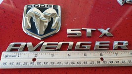 2007-2014 Dodge Avenger sxt CHROME AVENGER EMBLEM NAMEPLATE BADGE OEM US... - £16.98 GBP