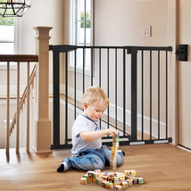 29.5&quot;-43.3&quot; Extra Wide Safety Baby Gate for Stairs Doorways, Top of Stai... - $95.46 CAD