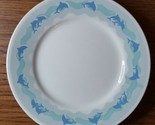 Corelle Ocean Dance Dolphins Dinner Plates 10¾&quot; Set of 10 Blue White - $30.00