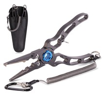 Aluminum Alloy Fishing Pliers Fishing Tackle Gear Hook Recover Cutter Line Split - £100.66 GBP