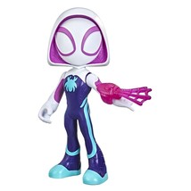Spidey and His Amazing Friends Marvel Supersized Ghost-Spider 9-inch Action Figu - £39.48 GBP