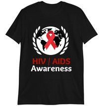 HIV Awareness Month T-Shirt, AIDS Awareness T-Shirt Dark Heather - $19.55+