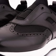 The Arcadia Black Leather Men Sneaker image 3