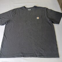 Carhartt K87 BLK Loose Fit Men's 2XL Black Cotton Workwear Short Sleeve T-Shirt image 13