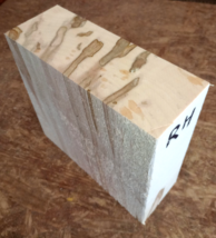 Ambrosia Maple Bowl Blanks Lathe Turning Block Lumber Wood 8 X 8 X 3&quot; Rh - £29.72 GBP