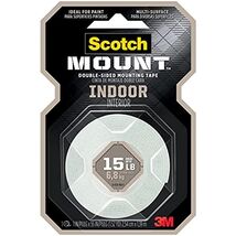 Scotch 91807 1 x 55 in. Mount Double Sided Mounting Tape, White - Pack of 6 - $23.95