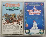 A Chipmunk Christmas Very Merry Cassette Set Alvin Simon Theodore David ... - £11.73 GBP