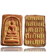 Thai Amulet Somdej Style With Takrud Powder - Cultural Keepsake So Buddhist - $54.40 CAD