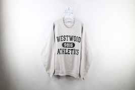 Vtg 90s Mens XL Thrashed Spell Out Westwood Athletics Crewneck Sweatshirt USA - £71.18 GBP