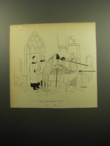 1960 Cartoon by Alain (Daniel Brustlein) - Our cup runneth over - £11.96 GBP