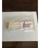 12 VTG White Lead Excelsior Pencils Reliance Pencil Co No. 2234 Metal To... - $24.00
