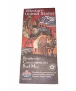 Standard Oil Bicentennial Western United States Commemorative Road Map 1976 - €6,51 EUR