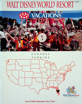 Walt Disney World Resort AAA Vacations Bklt - Central Florida (1997) - P... - $23.36