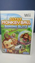 Super Monkey Ball Banana Blitz (Nintendo Wii Wii U) Game Complete 50 Party Games - £8.59 GBP