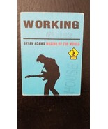 BRYAN ADAMS - VINTAGE ORIGINAL WAKING UP 4/28/92 CONCERT CLOTH BACKSTAGE... - $10.00