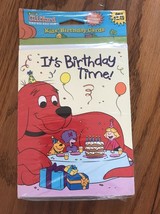 Clifford Kids’ Birthday Cards “ It’s Birthday Time ”1 pk of 5 Different ... - $14.73