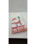 Holiday Christmas Santa Tablecloth 54 x 89.5 Vintage ✨ USA - $19.80