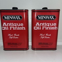 Lot 2 New Minwax 67000 Antique Oil Finish QUART 32 oz Hard Finish Soft Luster - £119.80 GBP