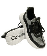 NWT CALVIN KLEIN MSRP $99.99 UMIKA WOMEN&#39;S BLACK LOW TOP SNEAKERS SHOES ... - £40.05 GBP