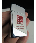 RARE Zippo Lighter 1966 slim vintage &quot;BLH&quot; AUSTIN WESTERN Advertising NI... - $97.99