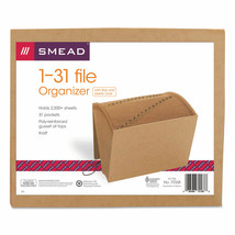 Smead 1-31 Indexed Expanding Files 31 Pockets Kraft Letter Kraft 70168 - $36.99