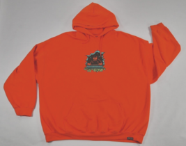 Forever A Loan Hoodie Sweatshirt by Open925  Safety Orange Mens 3 XL - £47.07 GBP
