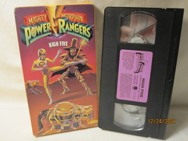 1993 Mighty Morphin Power Rangers VHS Tape: #2 High Five - Yellow Ranger Adven. - £4.30 GBP