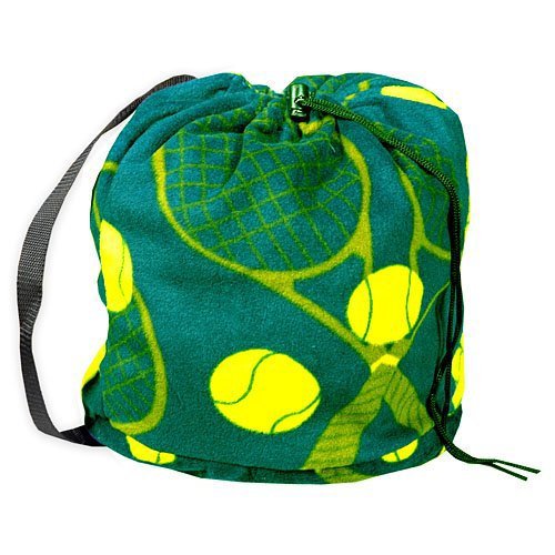 Tenis Fleece Sling Bag - Green - $12.99