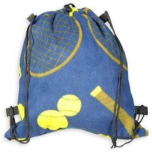 Tenis Fleece Backpack Bag - Navy - $12.99