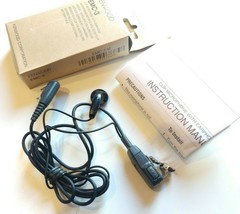 NEW Kenwood EMC-3 Clip PTT Microphone with Earbud / Ear Phone Headset  U... - $31.03