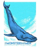 Of Monsters And Men Poster Silkscreen Signed Numbered Saskwatch The Gorge - $2,495.24 MXN