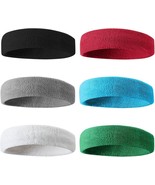 BEACE Sweatbands Sports Headband for Men &amp; Women - 6PCS Moisture Wicking - $447.02 MXN
