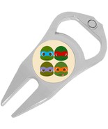 Ninja Turtles Golf Ball Marker Divot Repair Tool Bottle Opener - £9.40 GBP