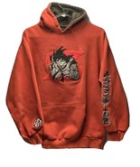 Dragon Ball Z Goku Vintage Hoodie 2002 size XL 26 Long 20 Shoulder To Sh... - £188.34 GBP