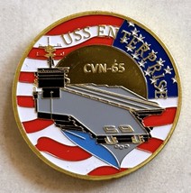 Us Navy - Uss Enterprise CVN-65 Challenge Coin - £14.85 GBP