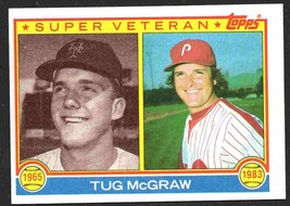 Philadelphia Phillies Tug McGraw Super Vet 1983 Topps #511 nr mt - £0.40 GBP