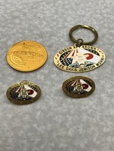 Nasa Space Shuttle Discovery STS-47 Lot Pins Coin Key ring KG CR21 - $14.85