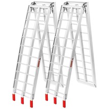 Foldable Aluminum Loading Ramps 1500LB Capacity Pickup Truck Bed 2-Pack Folding - $208.99