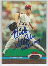 Pat Combs Auto - Signed Autograph 1991 Topps Stadium Club #36 - MLB Phillies - £1.59 GBP