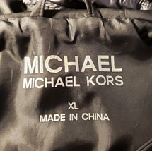 Michael Kors Hooded Zip Front Jacket Sz.-XL Black - £39.53 GBP